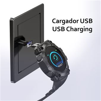 Smartwatch DAM FD68 Bluetooth 40 | Monitor cardíaco | O2 sanguíneo e Pressão Arterial | Modalidades Desportivas - verde militar - 1