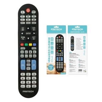 Comando/Controlo Remoto para Televisão Universal PRITECH PBP-322 - Preto - 1