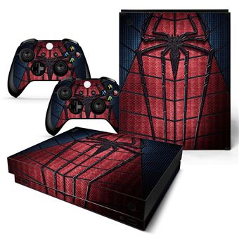 Autocolantes de Proteção HSMY para Consola e Comando Microsoft Xbox X - Spiderman -TN-XBONEX-0487 - 1