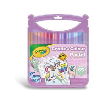 Mala de Marcadores Crayola Pastel 25x - 1
