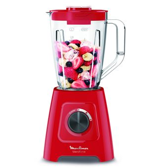 Liquidificador Moulinex LM420510 | 2 L | 550 W | Vermelho, Transparente - 1