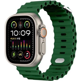Bracelete Ocean Waves Antiimpacto para Apple Watch Series 10 42mm | Verde - 1