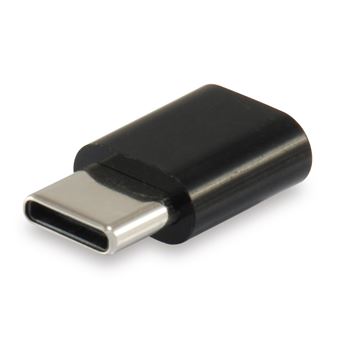 Adaptador para Cabos Equip Adaptador USB-C para Micro USB | Preto - 1