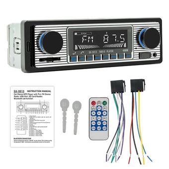 Rádio para Carro LKC 5513 | 1-din | MP3 | bluetooth | TF | FM | AUX | 12V-24v 4x60W | Preto - 1