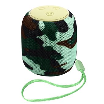 Mini Coluna Bluetooth Avizar | Rádio FM | Entrada Micro-SD | Correia Camuflado - 1