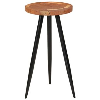 Mesa de bar vidaXL | tronco de madeira | Ø53x105 cm | madeira acácia maciça - 1