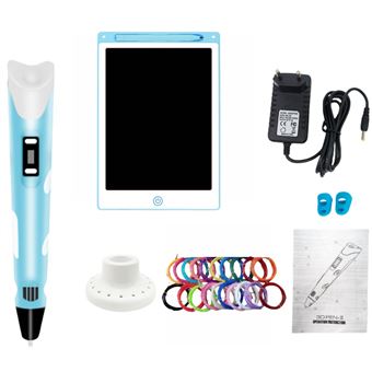 Caneta de Impressão 3D CO-Phénix | 100M de filamento PLA | Tábua de escrever | Azul - 1