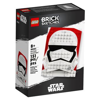 LEGO Star Wars Brick Sketches First Order Stormtrooper 40391 | 151 Peças - 1