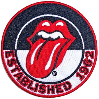 Emblema Rock Off The Rolling Stones | Est 1962 Version 2 | Woven Patch - 1