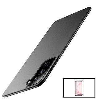 Kit Phonecare Película de Vidro Temperado GorilasGlass + Capa Rígida e Fina para Samsung Galaxy S22+ Plus 5G - Preto - 1