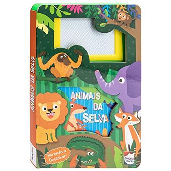 Livro-Lousa Mágica! Animais Da Selva - 1