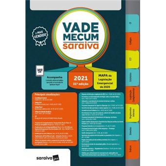 Vade Mecum 2021 Saraiva - Tradicional - 31ª Edição: inclui Mapa de Legislação Emergencial - 1