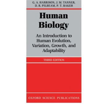 Human Biology - An Introduction to Human Evolution, Variation, Growth and Ecology - Paperback - 1988 - 1
