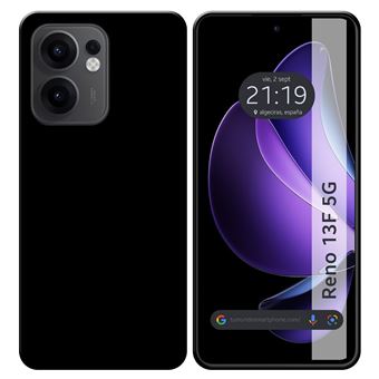 Capa TUMUNDOSMARTPHONE de Silicone TPU gel preta para Oppo Reno 13F 4G / 13 F 5G - 1