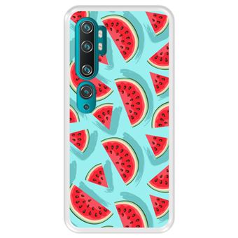 Capa Tpu Hapdey para Xiaomi Mi Note 10 - Note 10 Pro - Cc9 Pro | Design Padrão | Fatias de Melancia - Transparente