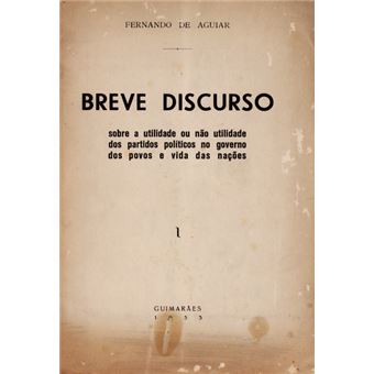 Breve discurso sobre a utilidade ou não utilidade dos partidos políticos. - 1