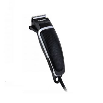 Aparador de Cabelo e Barba Elétrico com Pente Ajustável PRITECH PR-1981 - Preto/Cinza - 1