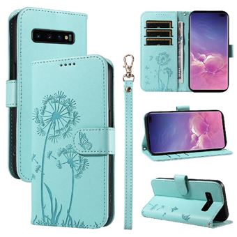 Capa Protetora ZURSANA para Samsung Galaxy S10 | Pele PU | Fecho Magnético | Resistente a Impactos | Compartimento para Cartões e Suporte | Verde - 1