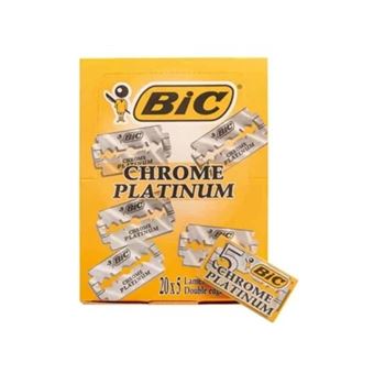 Lâminas de barbear BIC double edge blade | 20x5 - 1