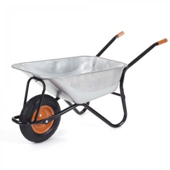 Carrinho de Mão Varan Motors 100 Litros Max 200Kg Cinzento - 1