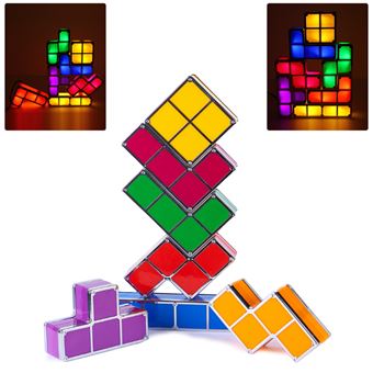 Tetris Retro com Luz LED DAM - 1