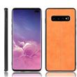 Capa Magunivers para Samsung Galaxy S10 | TPU + PU |híbrido - Amarelo