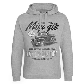 Hoodie Miyagi's Super Defence Waxing | Cinzento | S - 1