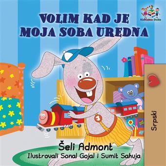 ILove To Keep My Room Clean serbian Book For Kids - 1