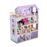 Casinha de Bonecas HomCom | Madeira | 60x30x80 cm - Cor-de-Rosa e Branco_3