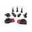 Suporte IE com Parafusos para GoPro e Xtreme Sports Pix Camera com Adesivo_0