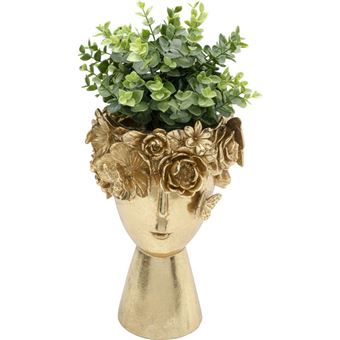 Vaso Kare Design Flowercrown Dourada 20 cm - 1