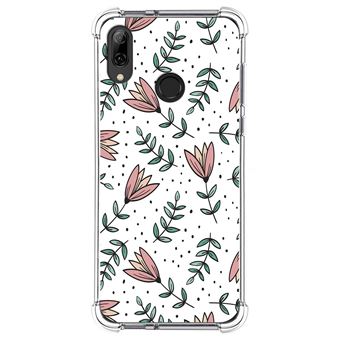 Capa Tumundosmartphone de silicone anti-choque para Huawei P Smart 2019 / Honor 10 Lite design Flores 01 Desenhos - 1