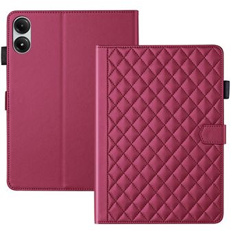Capa FLOODKING para Xiaomi Redmi Pad Pro 12.1 2024 | Tipo Livro | Acolchoada com Suporte | Fecho Magnético | Vermelho - 1
