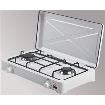 Fogareiro FM Calefacción HG-200 | 58 cm | 2 Zonas | Branco - 1