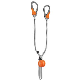 Corda de Detenção de Queda Petzl Scorpio Eashook | Cinzento, Laranja - 1