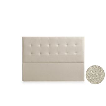 Cabeceira Estofada Moonia Atenea Aqualine | 160 X 120 X 8 cm | Bege Tostado - 1