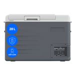 Geleira Elétrica MEDION MD370027 CC28 | Compressor | 240V | 28 L | Cinzento, Branco