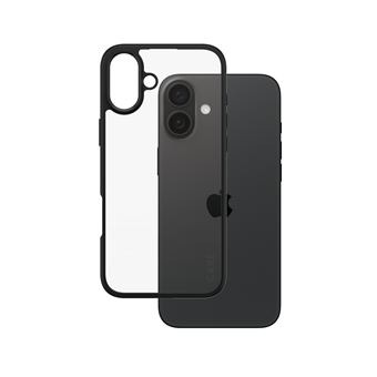 Capa para Telemóvel PanzerGlass CARE™ by PanzerGlass® Urban Combat Case Transparent w. Black Frame iPhone 16 Plus | Transparente - 1