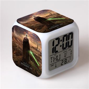 Despertador Infantil HSMY | LED | Multifuncional Colorido | Star Wars 17 - 1