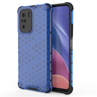 Capa Antichoque Lmobile Honeycomb para Xiaomi Redmi K40/ K40 Pro/ K40 Pro Plus/ Poco F3 Azul - 1