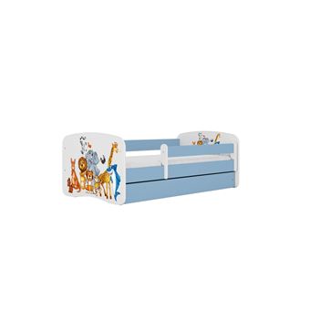 Cama 180 x 80 cm Kocot Kids BabyDreams Animals Blue - 1