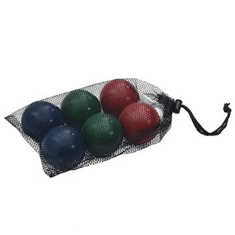 Conjunto bolas de boccia vidaXL | 8 Peças | com saco transporte pinho maciço - 1