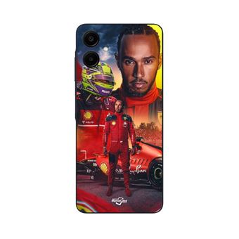 Capa Maniacase Para Samsung Galaxy A06 Lewis Hamilton Scuderia Ferrari F1 Oficial - 1
