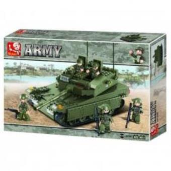 Jogo de Construção Carro de Combate Leopard Sluban 711 Peças - 1