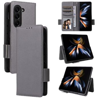 Capa FOXDOCK para Samsung Galaxy Z Fold 6 | Prova de Choque | Magnética| TPU | Suporte para Cartão | Cinza - 1