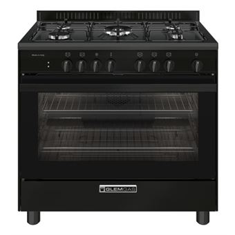 Fogão Glem Gas SA965MBK | 90 cm | 5 Zonas | A | Preto - 1