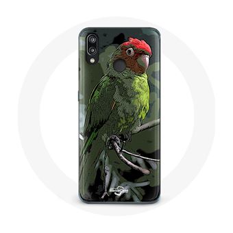 Capa Maniacase para Huawei P20 Lite Pionus Papagaio Vermelho Verde - 1