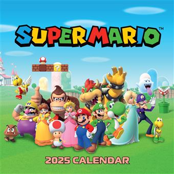 Calendário 2025 Super Mario - 1