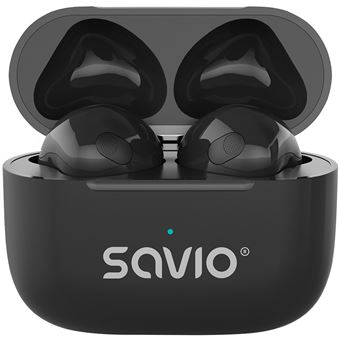 Auriculares Bluetooth Savio TWS-02 PRO | Preto - 1
