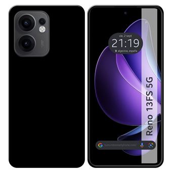 Capa TUMUNDOSMARTPHONE de Silicone TPU gel preta para Oppo Reno 13FS 4G / 13 FS 5G - 1